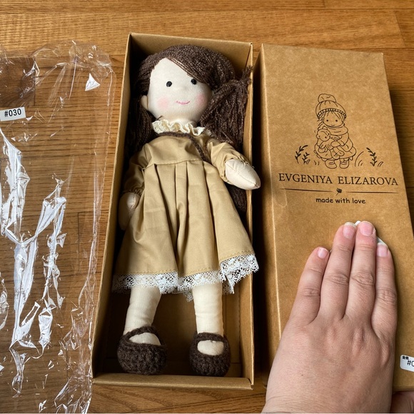 evgeniya Other - Evgeniya Elizarova Waldorf Style Felted Cloth Girl Doll Crochet Outfit NIB #030
